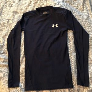 Under Armour LS Blue Heat Gear Shirt